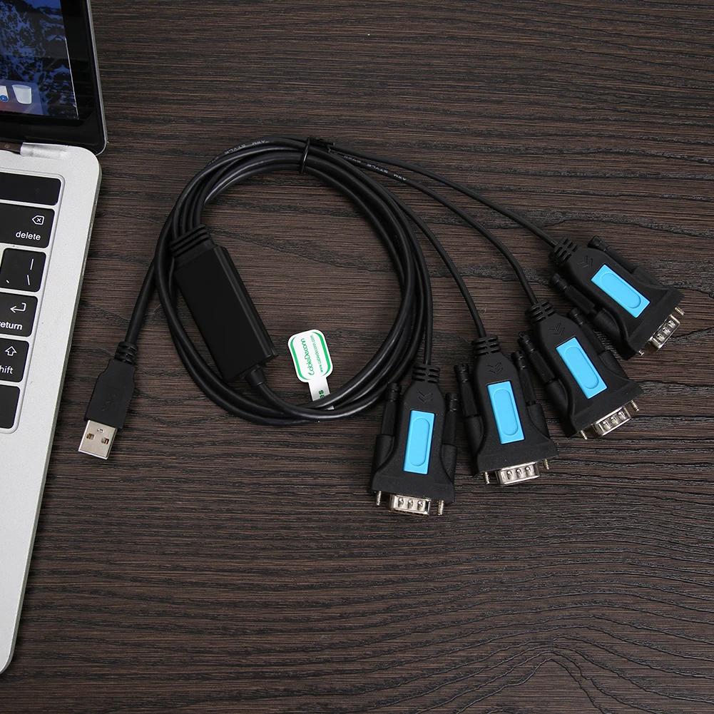 Ĩ  A , 4 Ʈ USB-RS232 RS-232, 9  DB9  ̺, PL2303